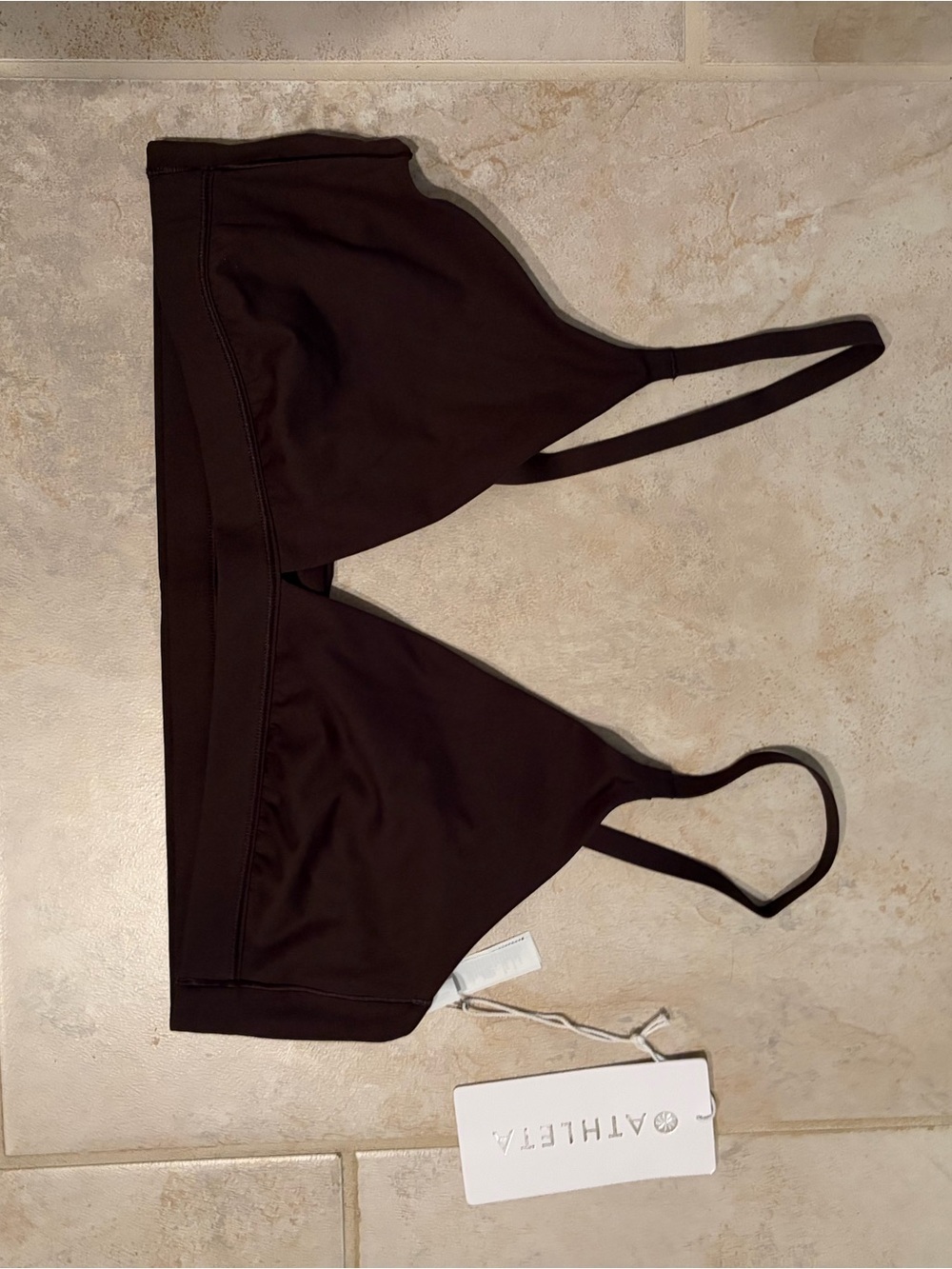 Athleta Dark Brown Wireless Everyday Bralette